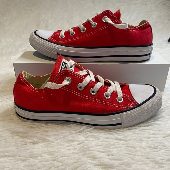 Converse All Star Red in worn once condition - Picture 2 of 6